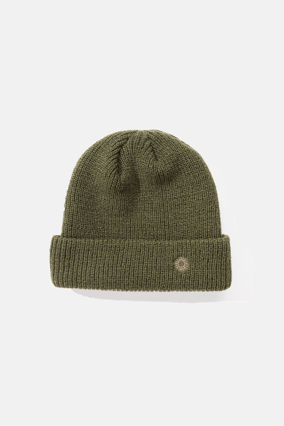 Rhythm classic watch beanie in Olive, a warm knit beanie for early surf sessions, fishing mornings, hikes and chilly Pacific Northwest days