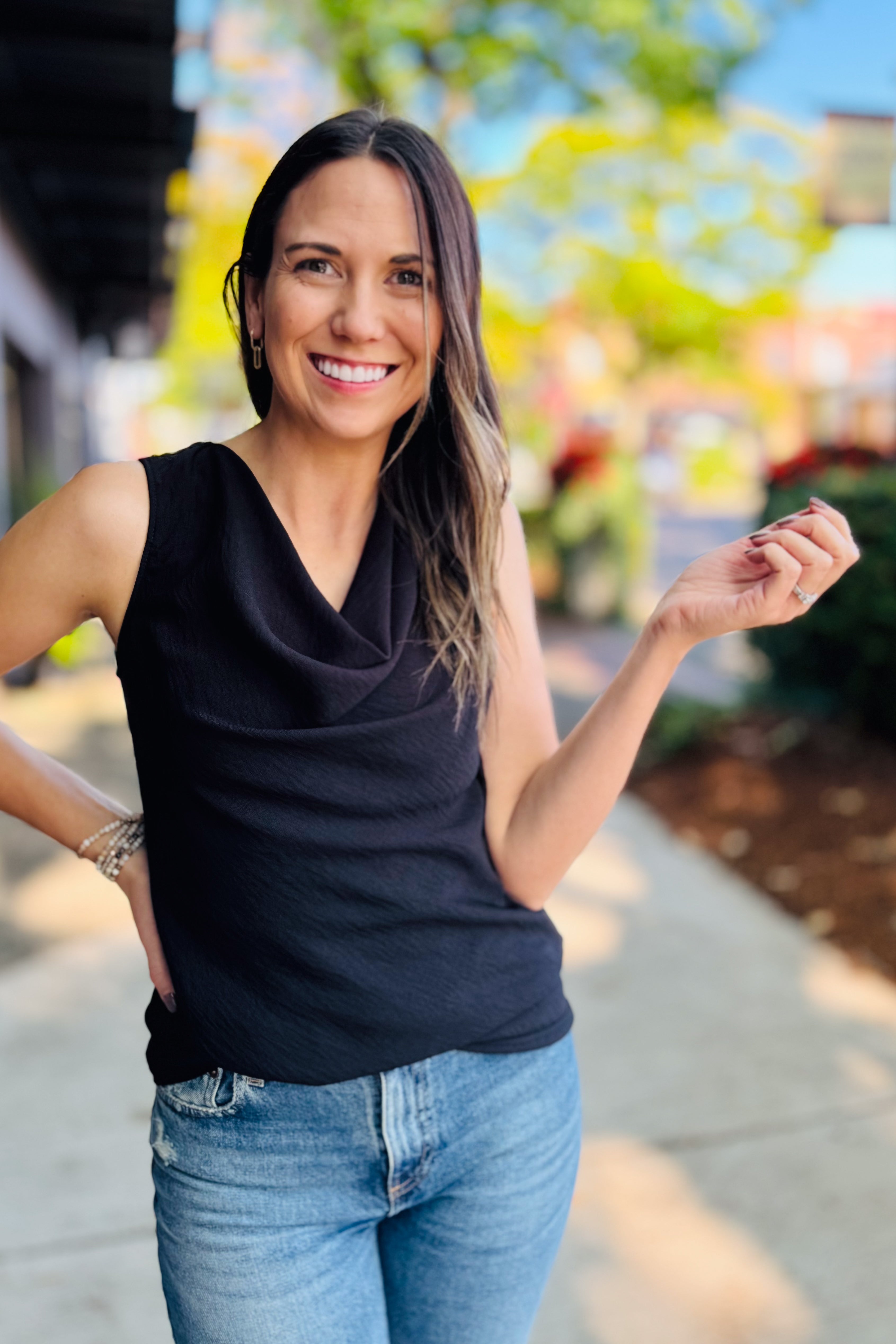 Cowl Neck Tank