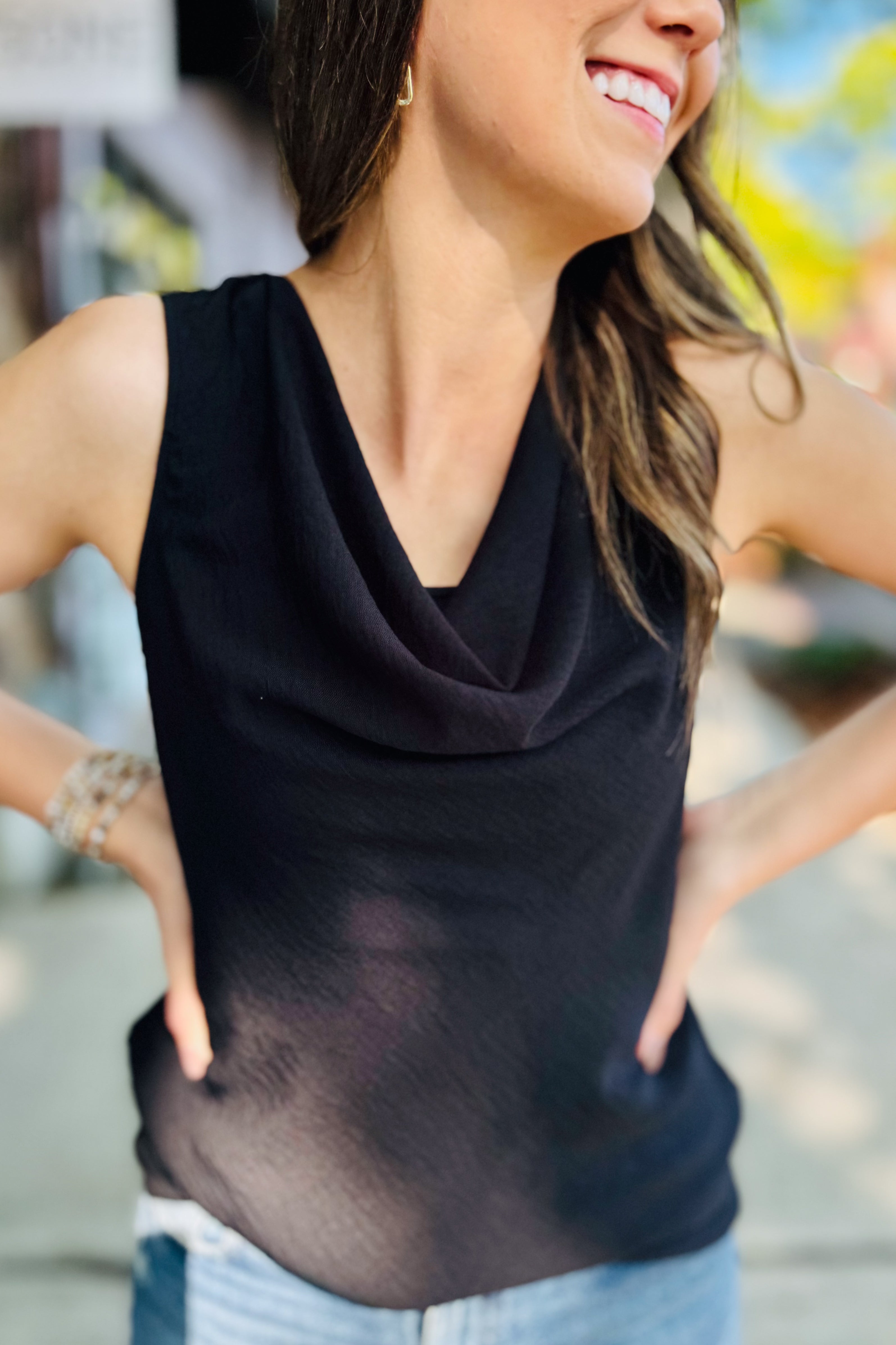 Cowl Neck Tank