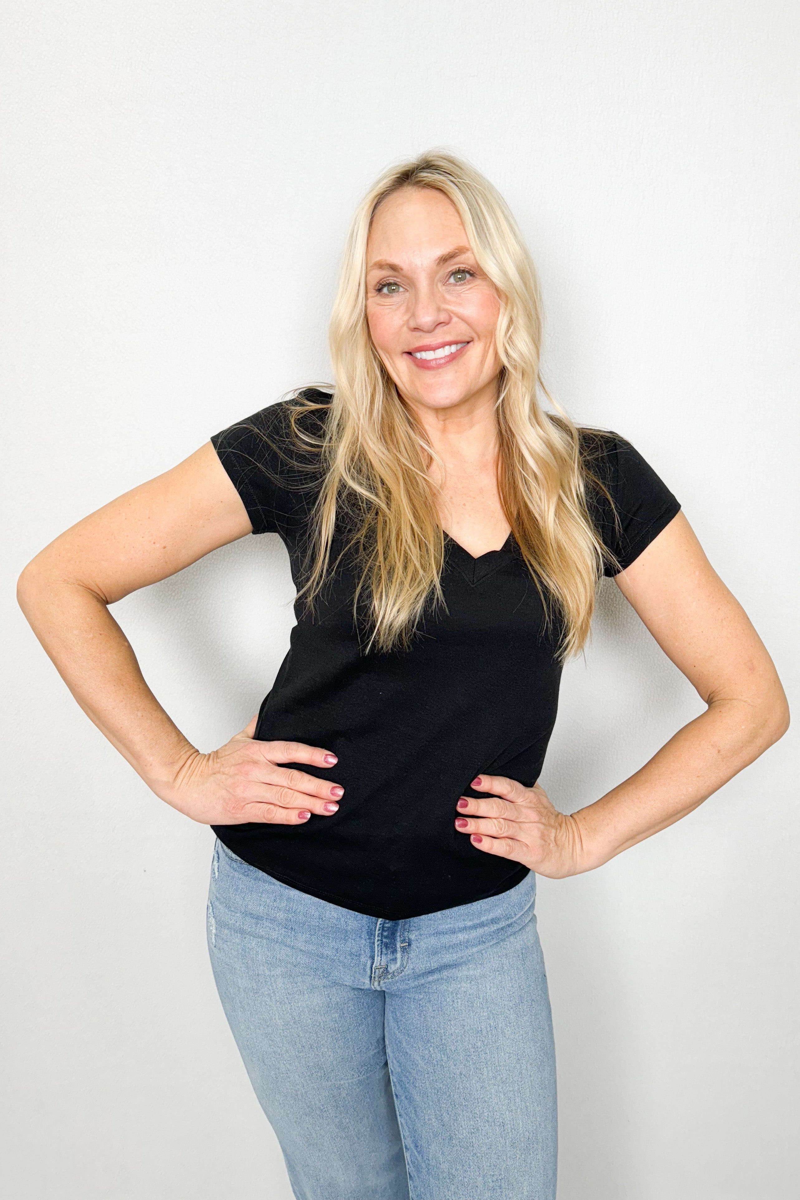 Faye V Neck Tee