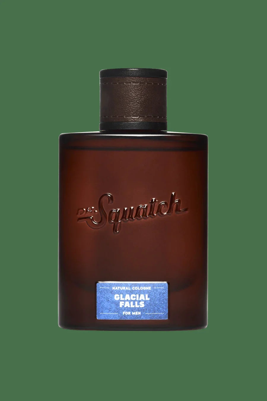 Dr. Squatch Glacial Falls cologne, a brisk, crisp scent inspired by misty mountain waterfalls for the office, weekends and outdoor adventures, a great gift for him