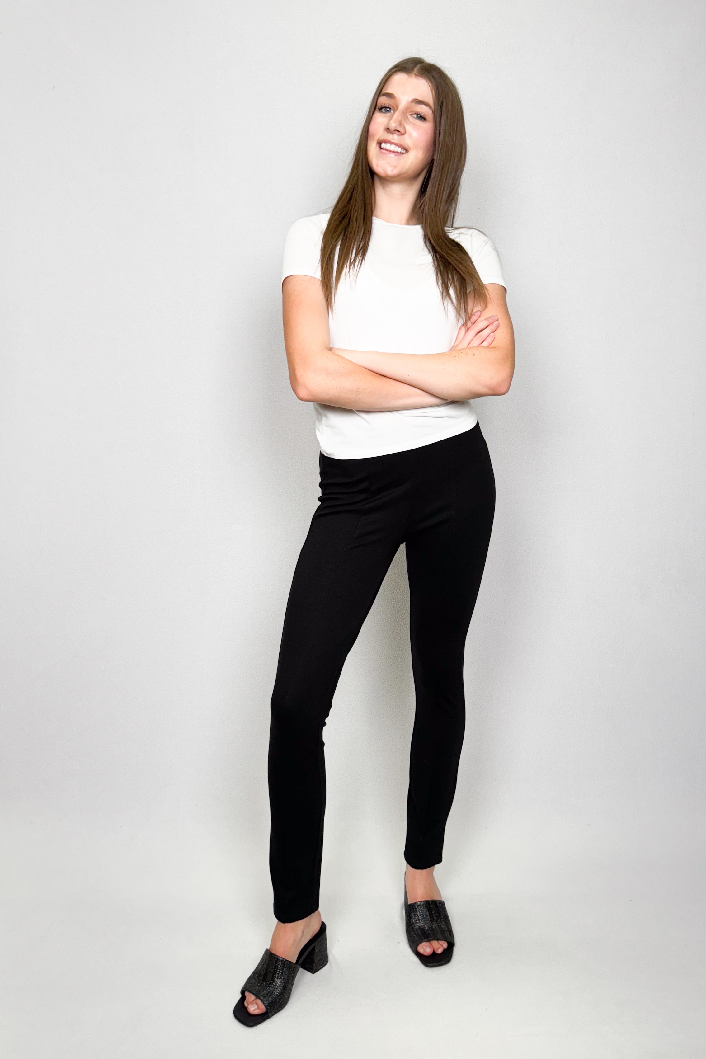 Long Legging Pants with Slits