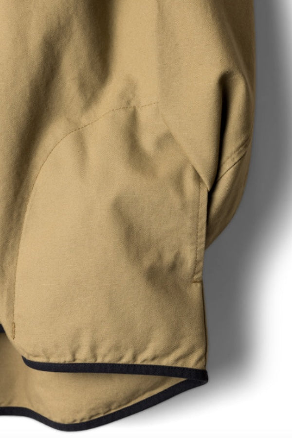 KAVU L/S FZ Throwshirt - Heritage Khaki, a comfortable long sleeve for layering, cool mornings, travel and everyday wear