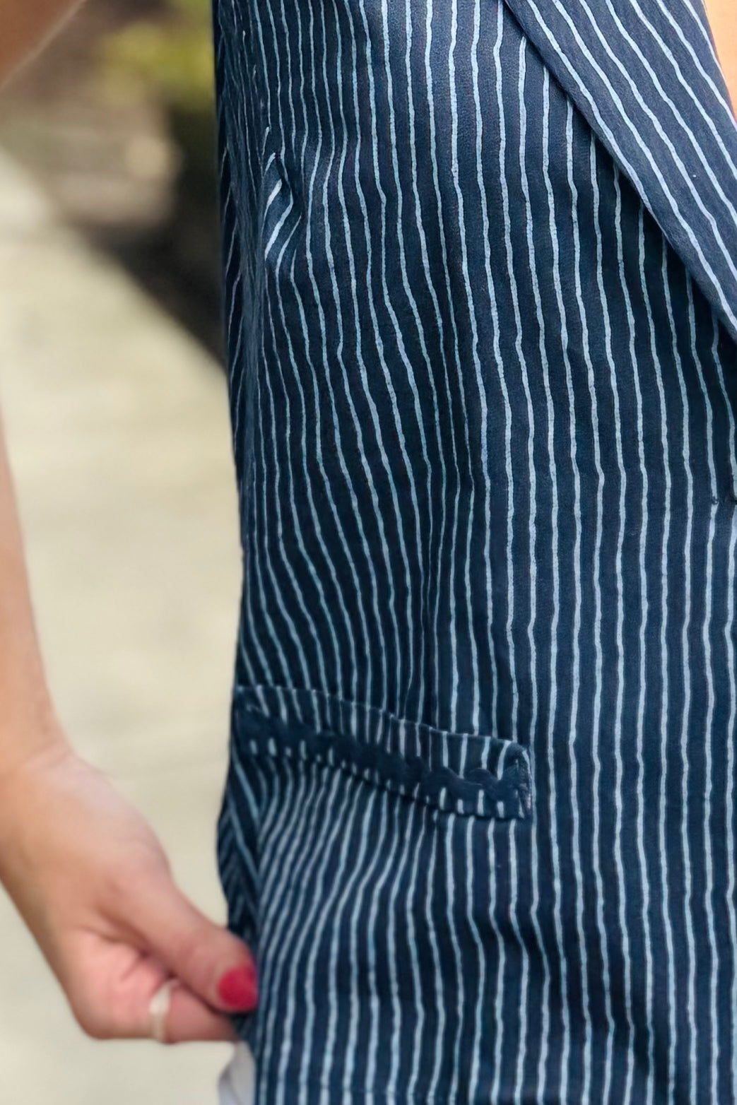 Woven Sleeveless Jacket