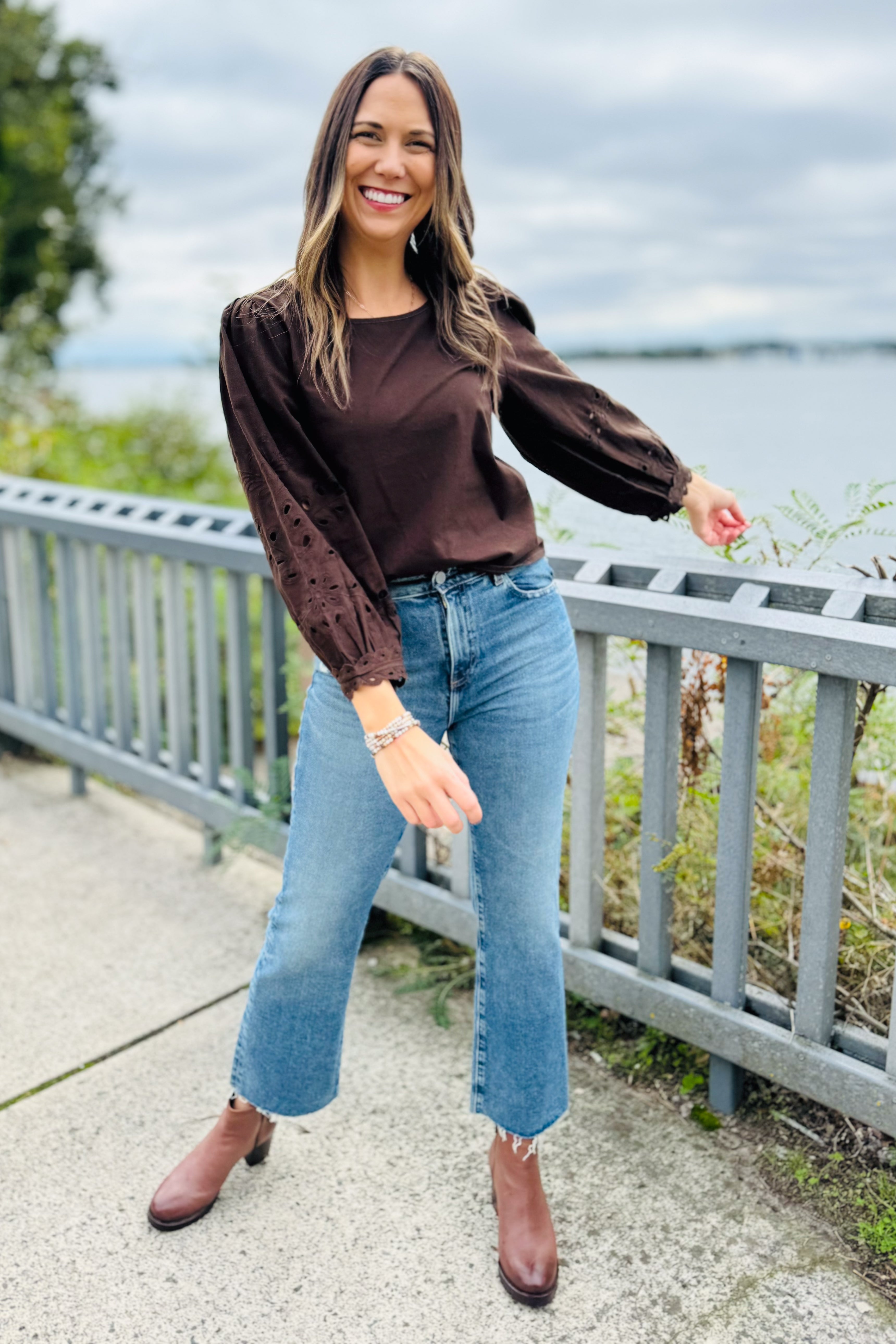 Maisie Cutwork Top