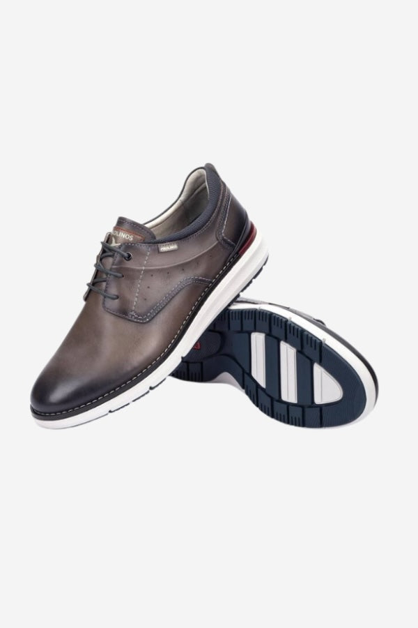 Pikolinos Manacor Shoe - Dark Grey, a comfortable, versatile shoe for the office, travel days, dinners out and weekends
