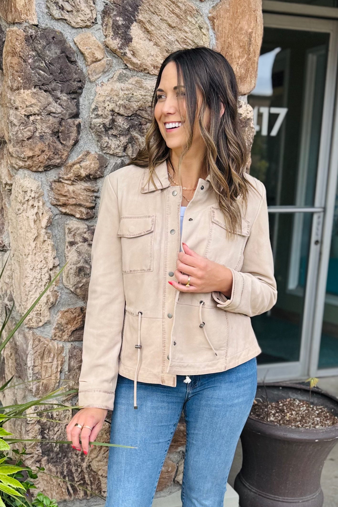 Amaly Drawstring Jacket