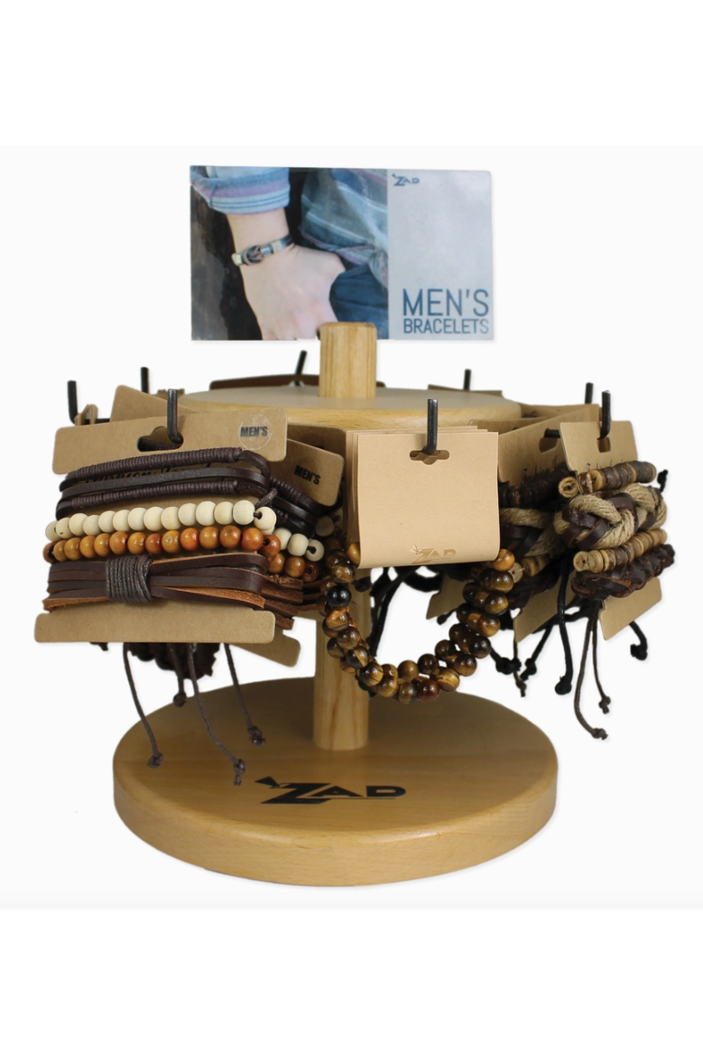 Men's Zad Bracelets, a rugged, easy-to-wear accessory that adds character to everyday outfits, nights out and weekends, and makes a great gift