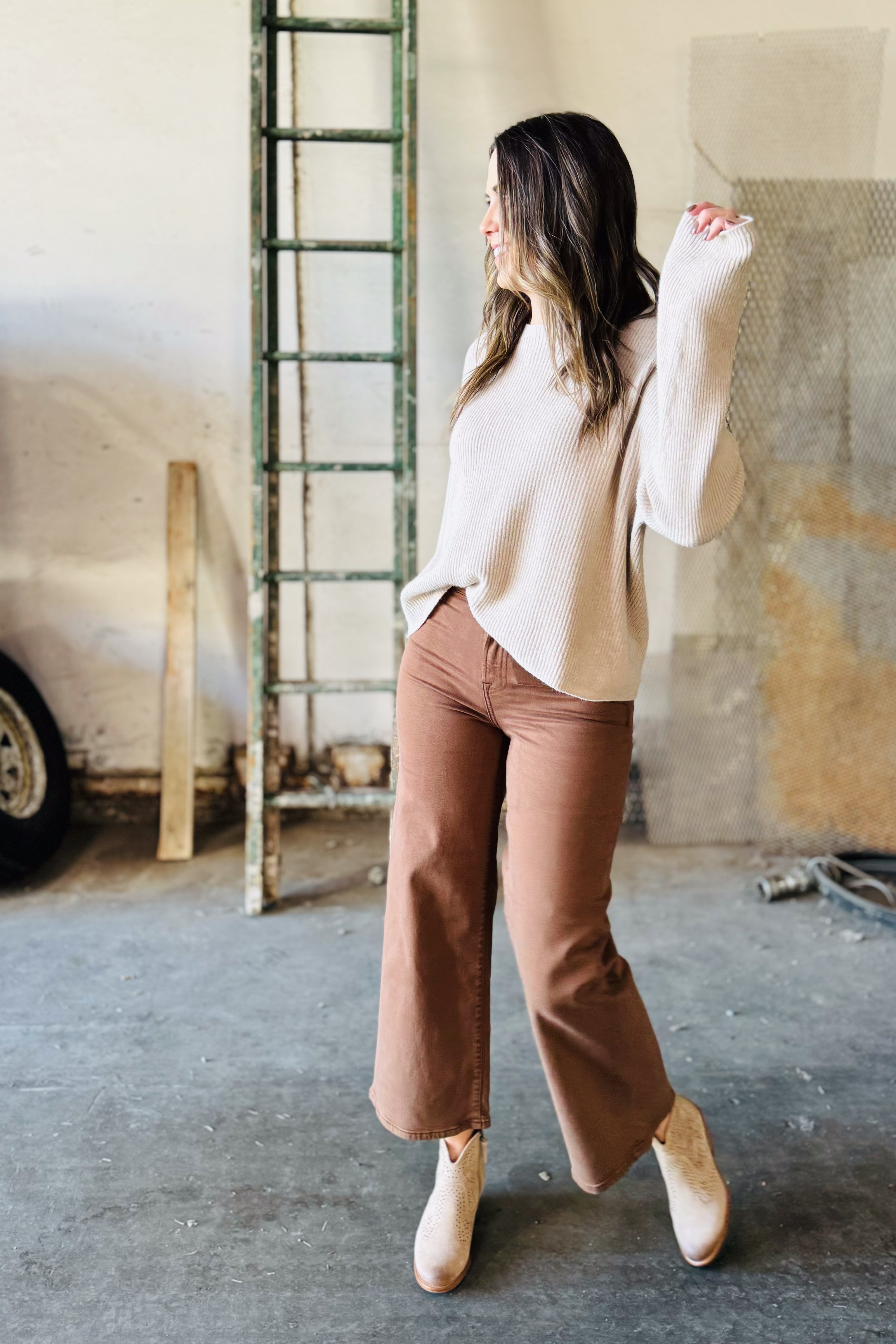 Nori Cropped Wide-leg