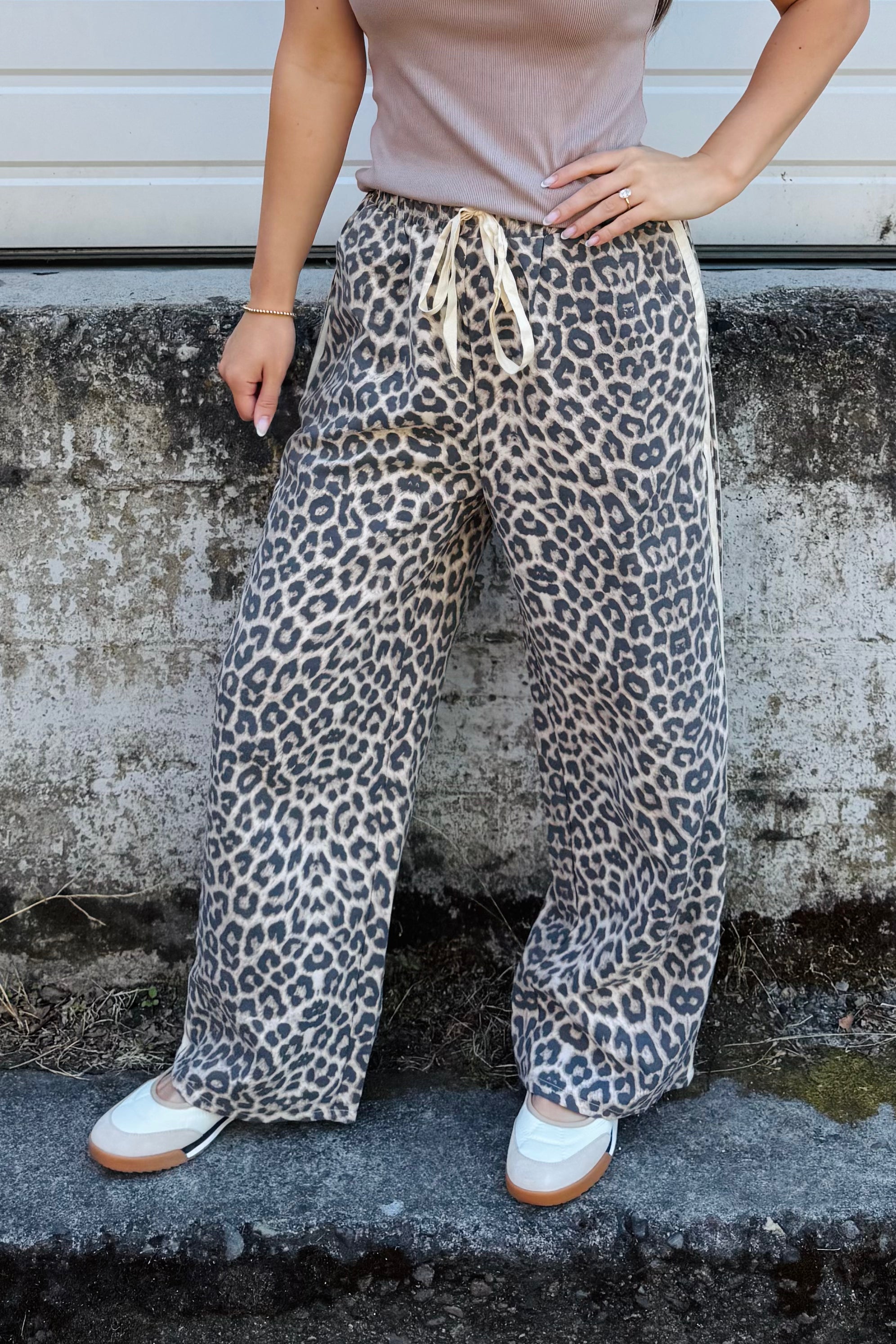 On Track Leopard Pants