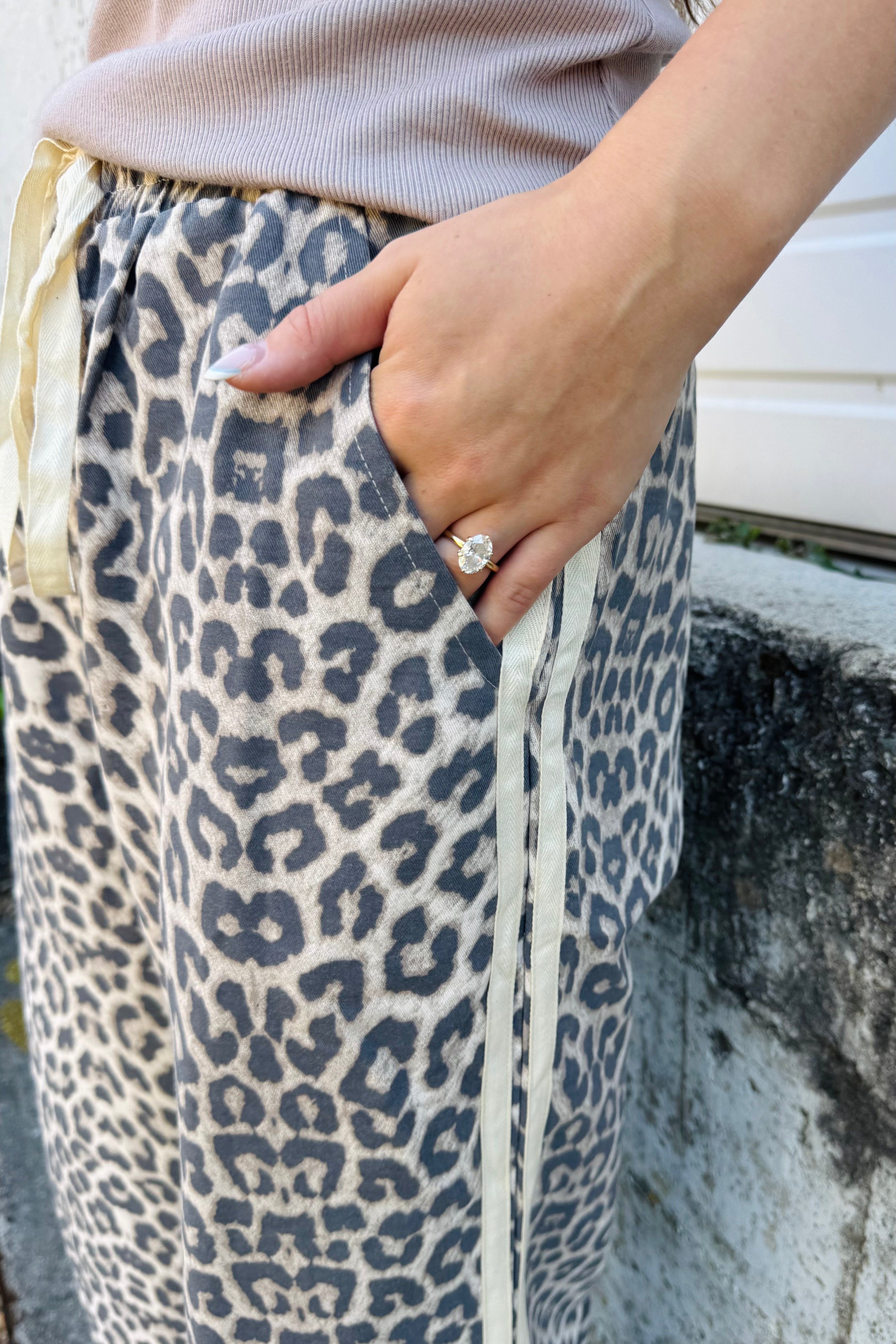On Track Leopard Pants