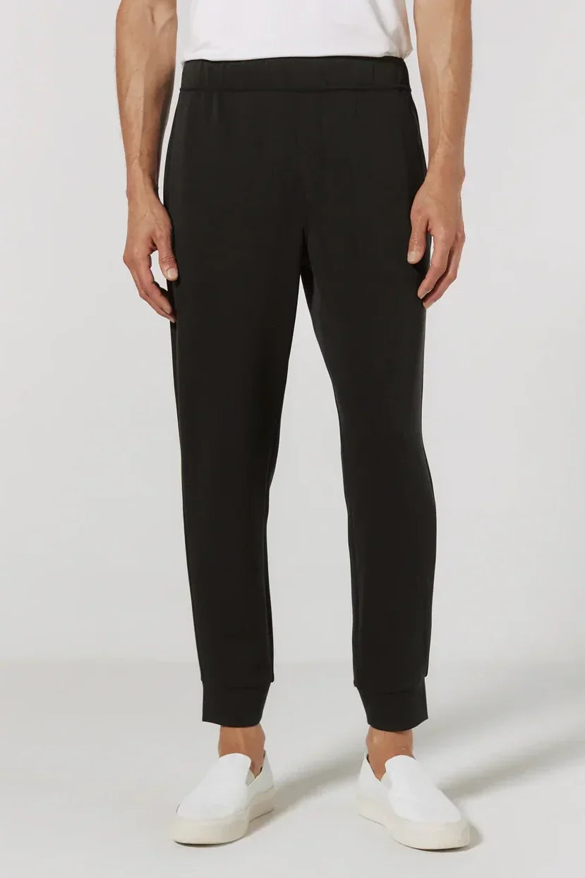 7 Diamonds Rev Jogger in Black, soft, comfortable joggers for travel days, lounging at home, the gym and weekend errands