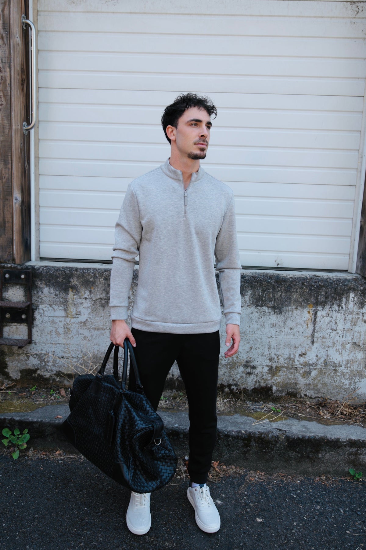 7 Diamonds Rev Quarter Zip Pullover - Heather Grey, a soft, comfortable layer for cool evenings, travel days, campfires and weekend errands