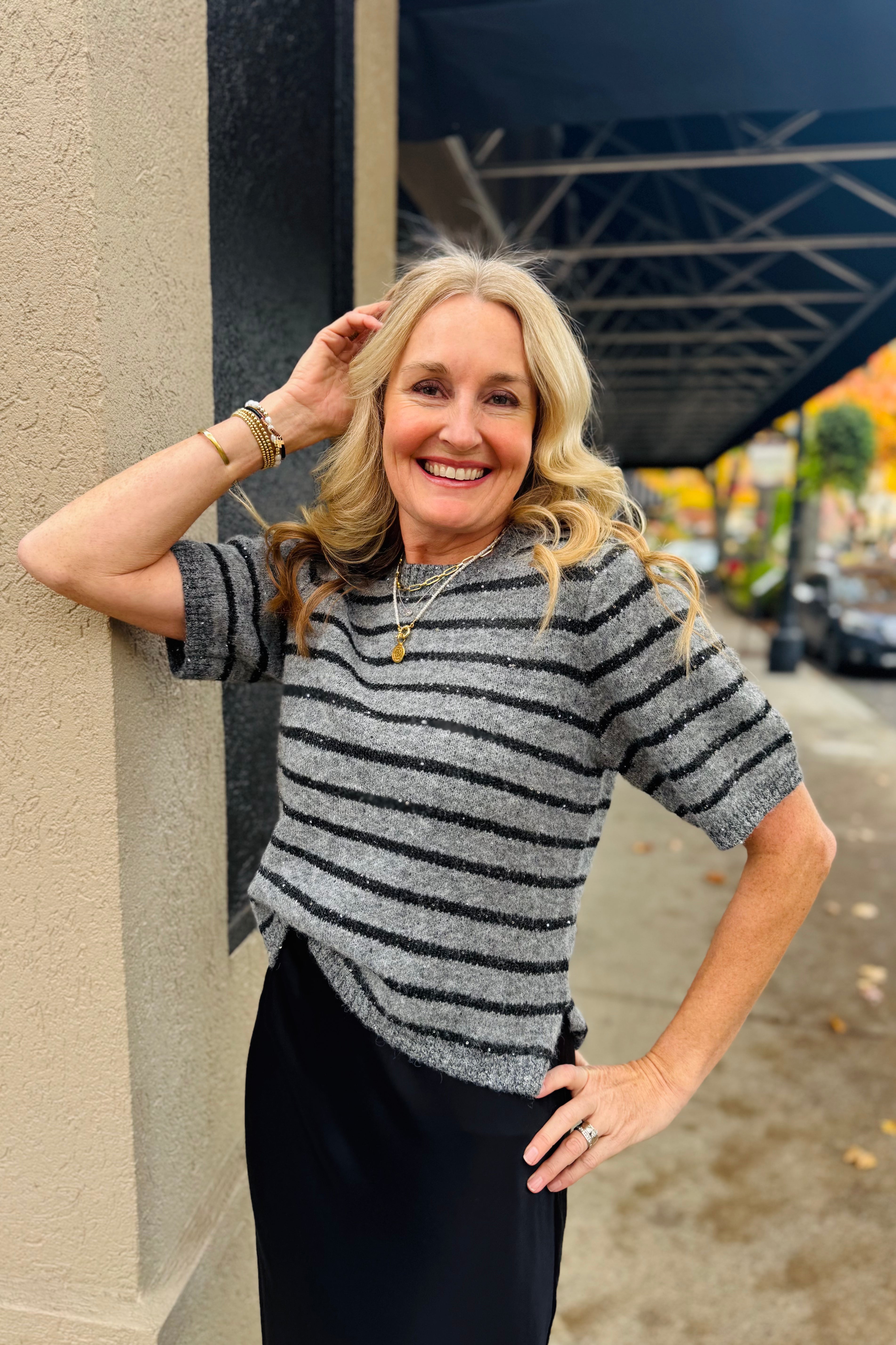 S/S Shine Sweater Tee