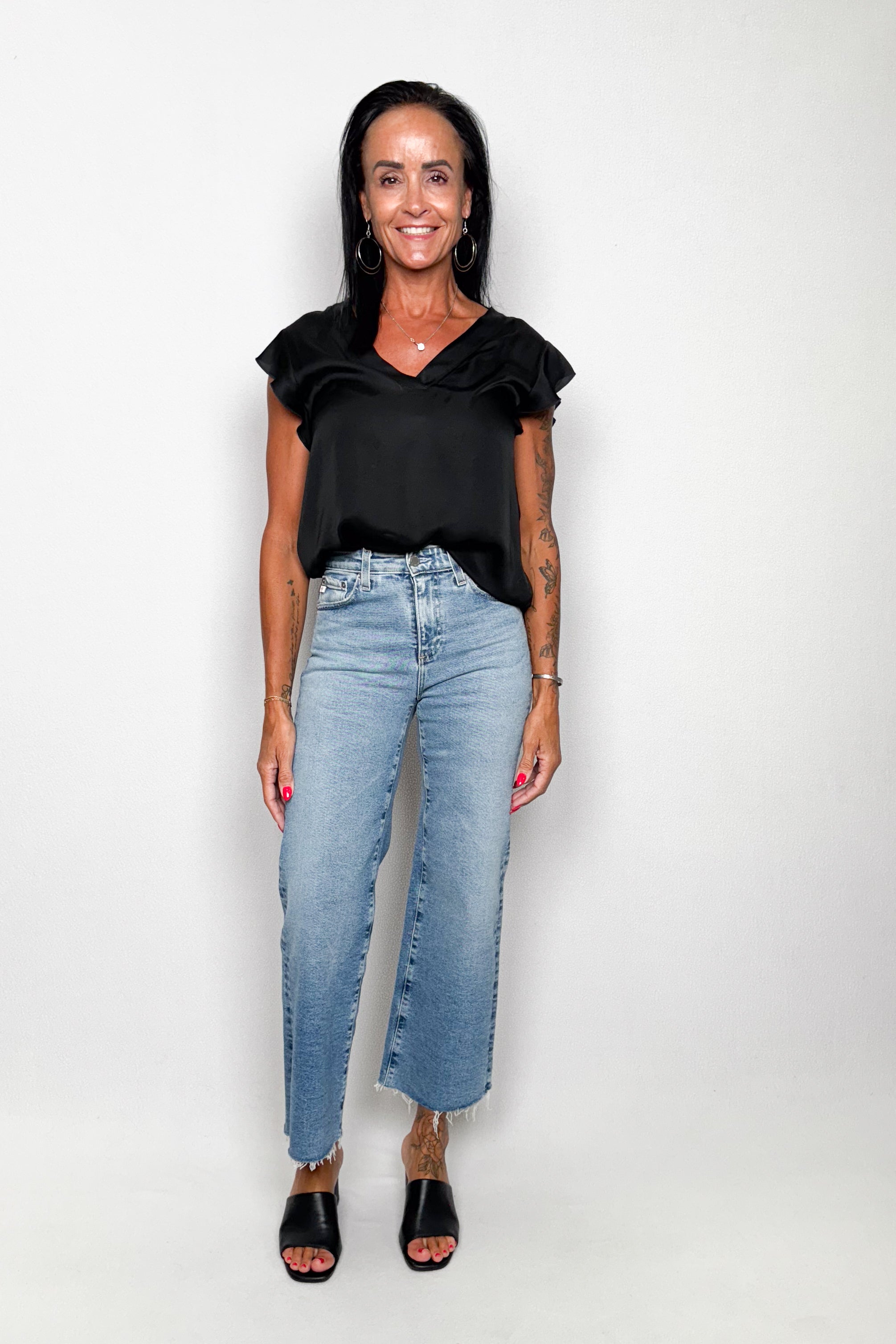 Saige Wide Leg Crop