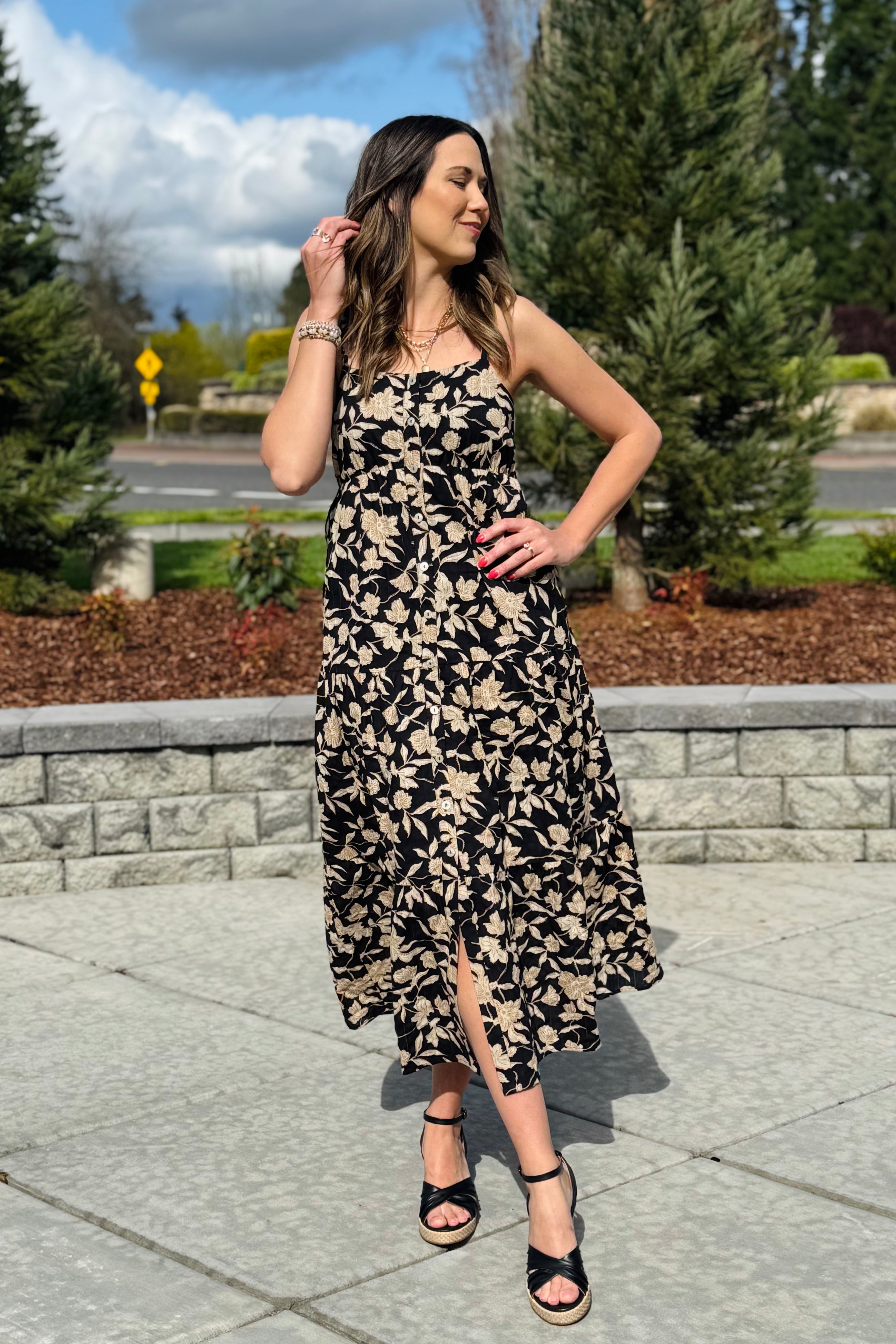 Tiered Picot Dress