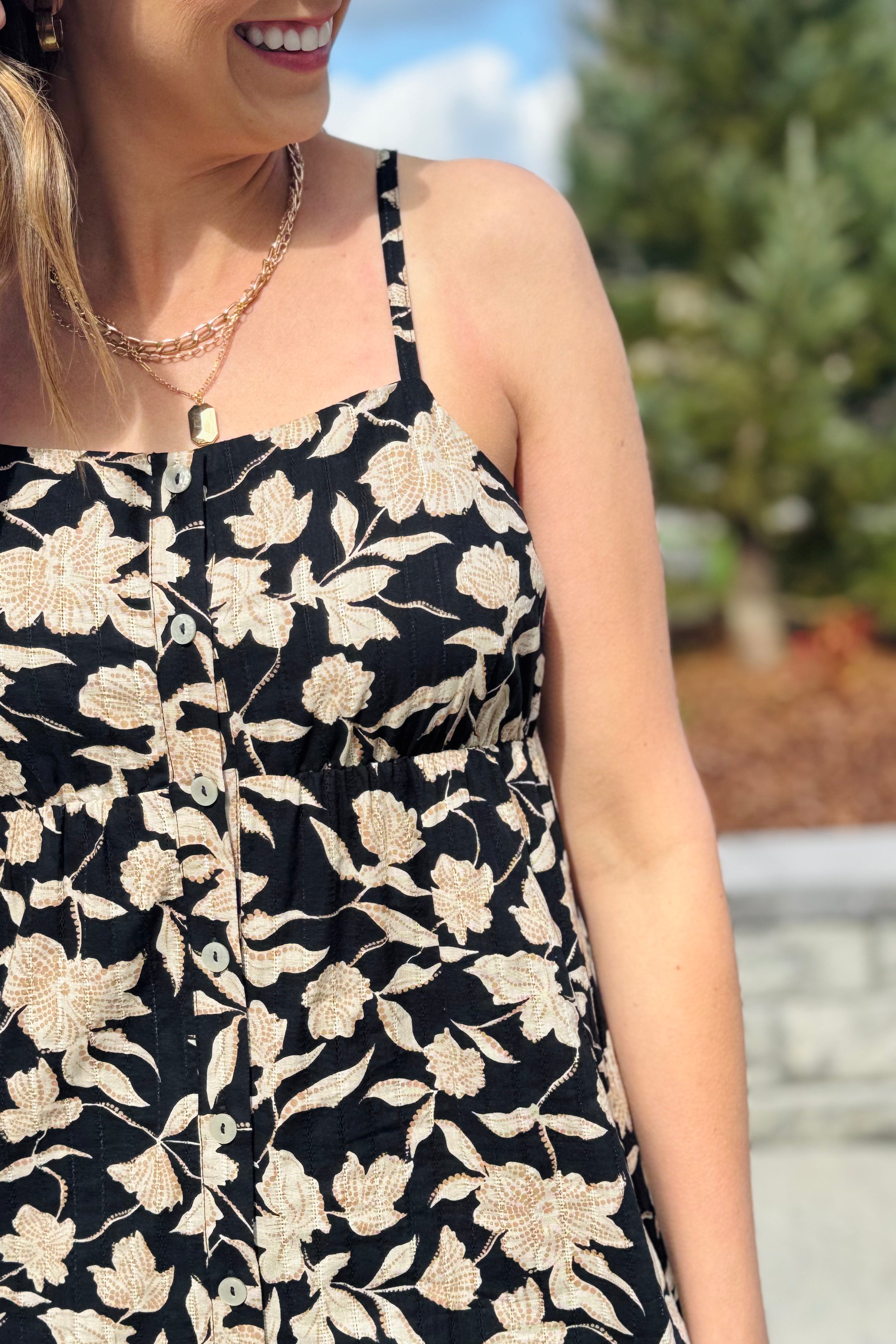 Tiered Picot Dress
