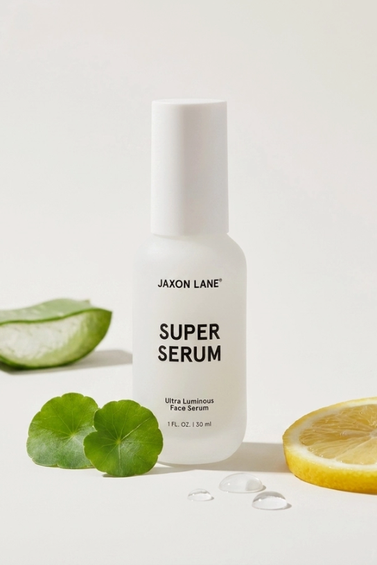 Jaxon Lane Super Serum Ultra Luminous Face Serum, a men's grooming essential for a fresh daily routine, travel bags and thoughtful gifting