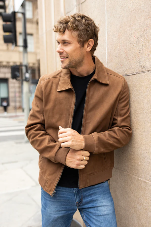 Mauritius Talton Jacket - Whiskey, a versatile jacket for cool mornings, fall weekends, travel and everyday layering