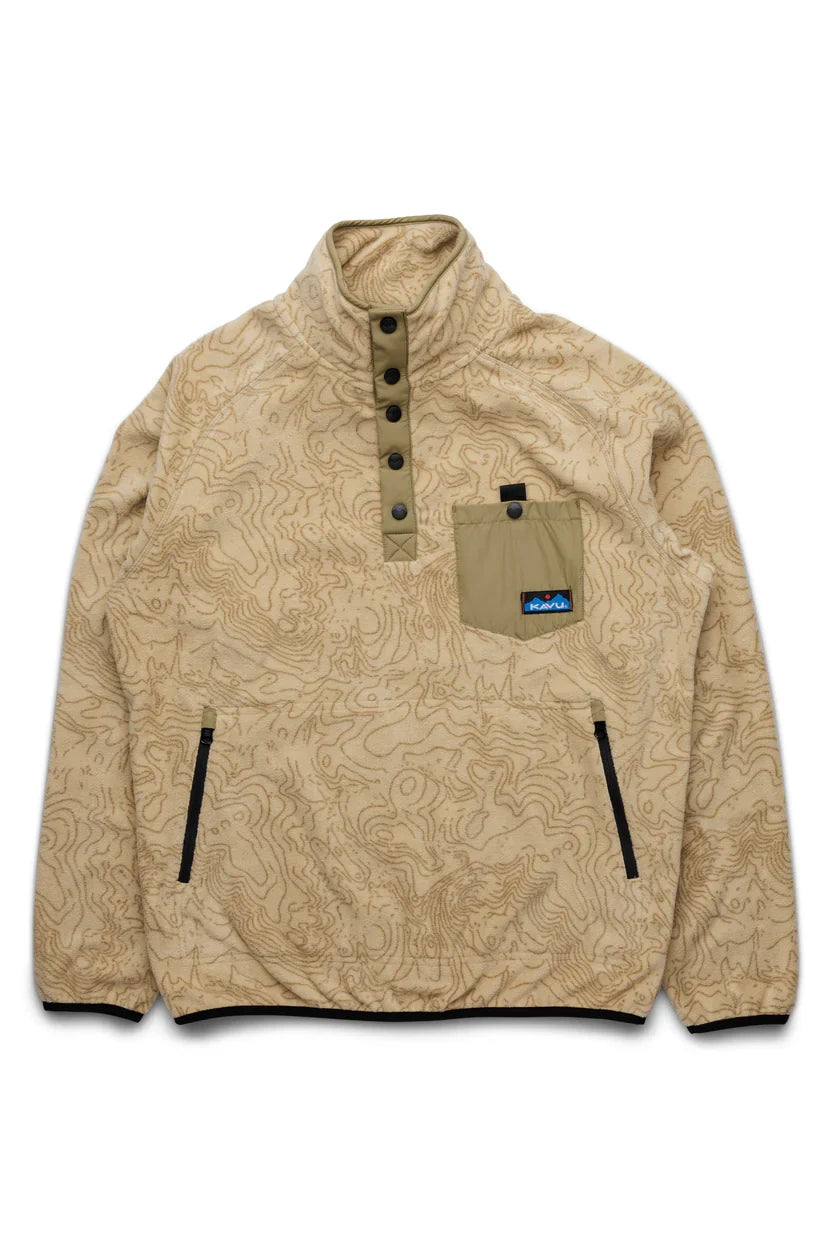 KAVU Teannaway Pull Over - Tan, a cozy go-to pullover for chilly mornings, road trips, the office and lounging at home