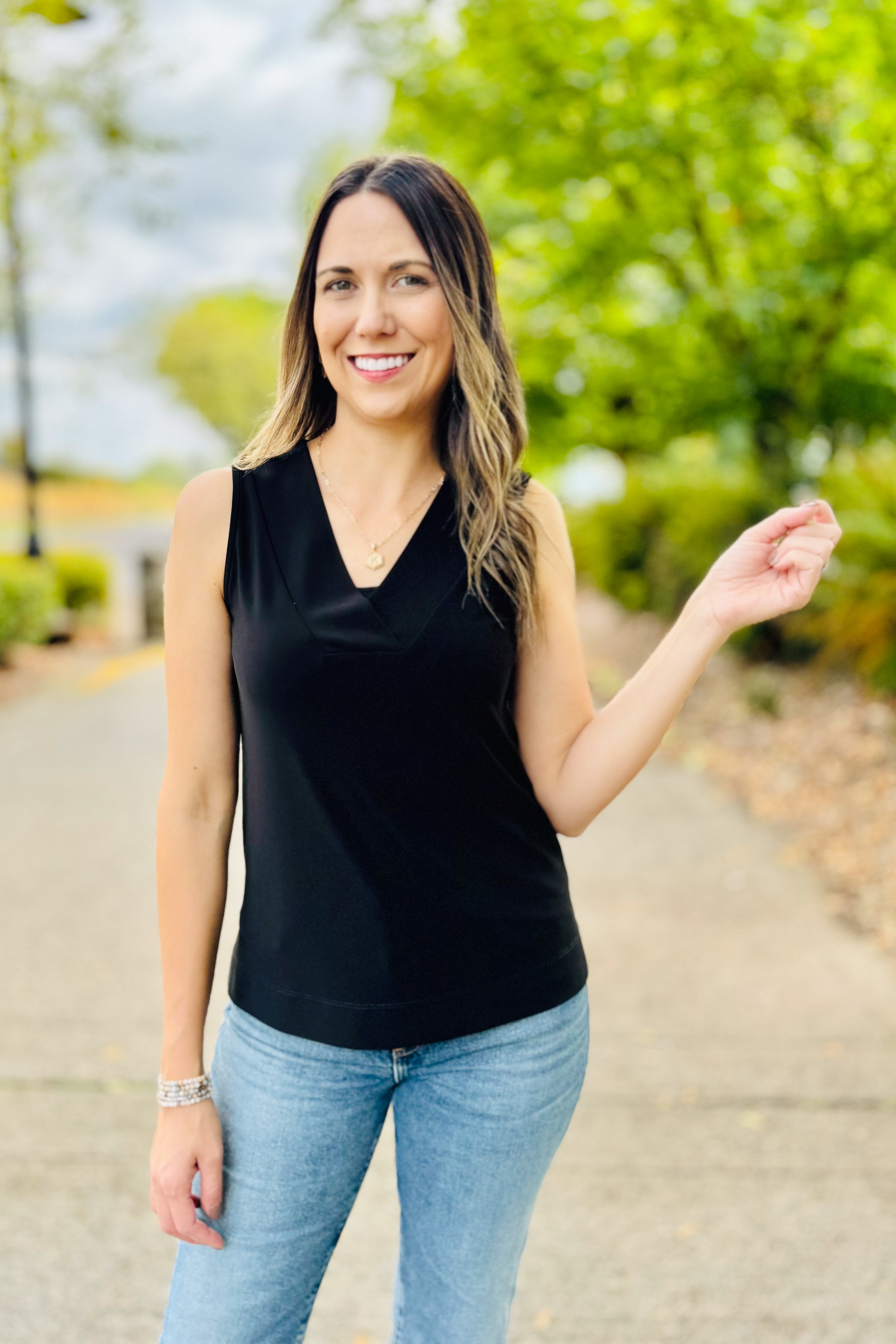 Wide V-Neck Camisole