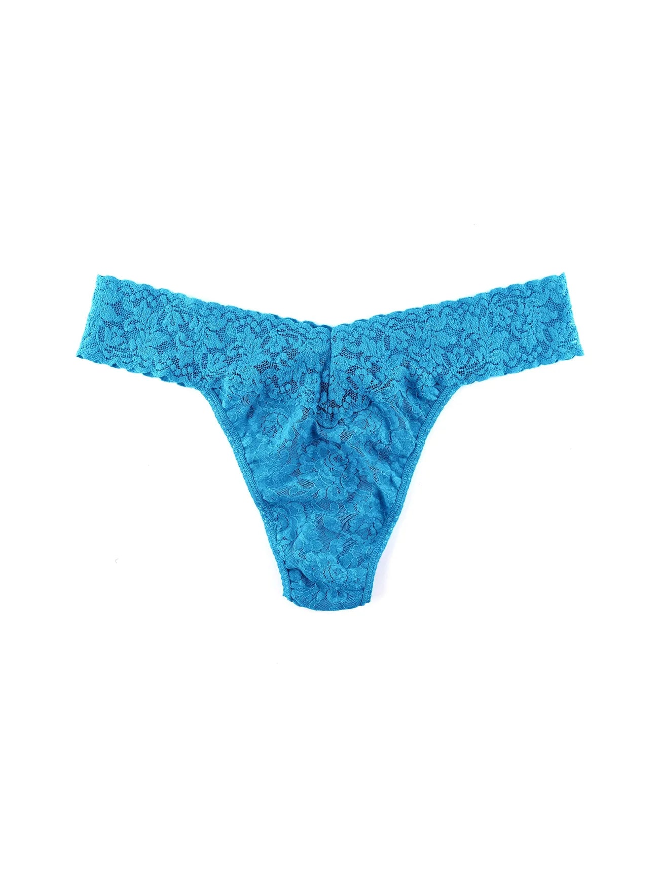 Hanky Panky - Solid Signature Lace Original Rise Thongs - Arktana - Bottoms