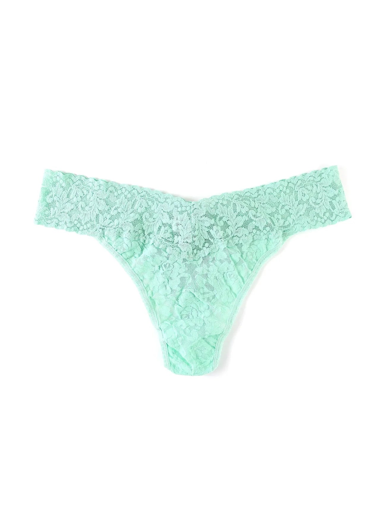 Hanky Panky - Solid Signature Lace Original Rise Thongs - Arktana - Bottoms