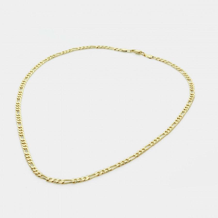 OMG BLINGS - 14KGP Figaro Chain - Arktana - Jewelry