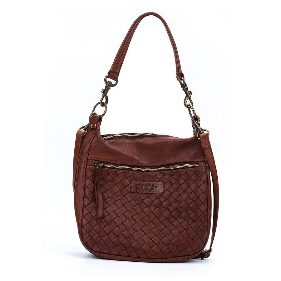 Pikolinos - Faura Leather Shoulder Bag - Arktana - Handbags