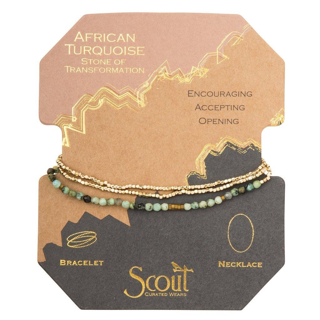 Scout - Delicate Stone Wrap Bracelet - Arktana - Jewelry