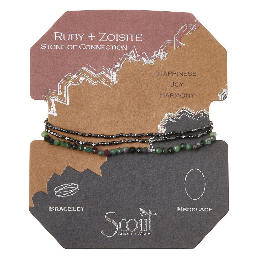 Scout - Delicate Stone Wrap Bracelet - Arktana - Jewelry