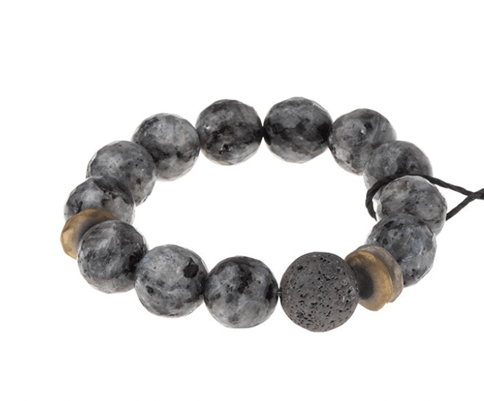 Scout - Lava & Gemstone Diffuser Bracelet - Arktana - Jewelry