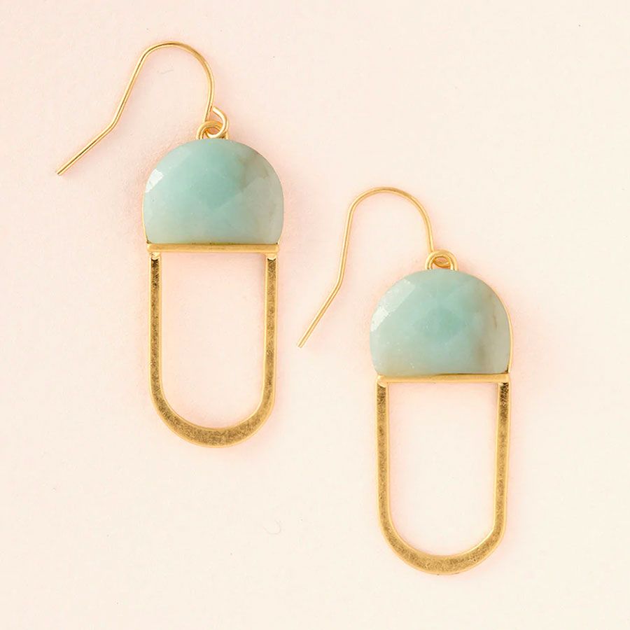 Scout - Modern Stone Chandelier Earring - Arktana - Jewelry