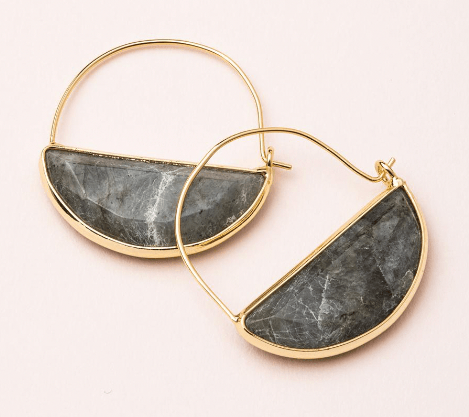 Scout - Stone Prism Hoop Earring - Arktana - Jewelry