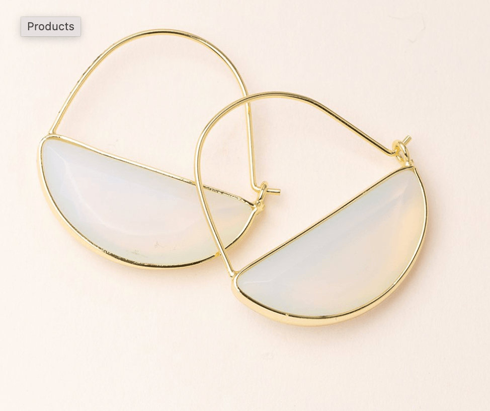 Scout - Stone Prism Hoop Earring - Arktana - Jewelry