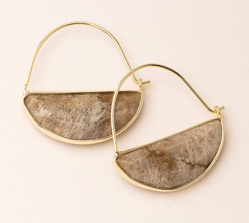 Scout - Stone Prism Hoop Earring - Arktana - Jewelry