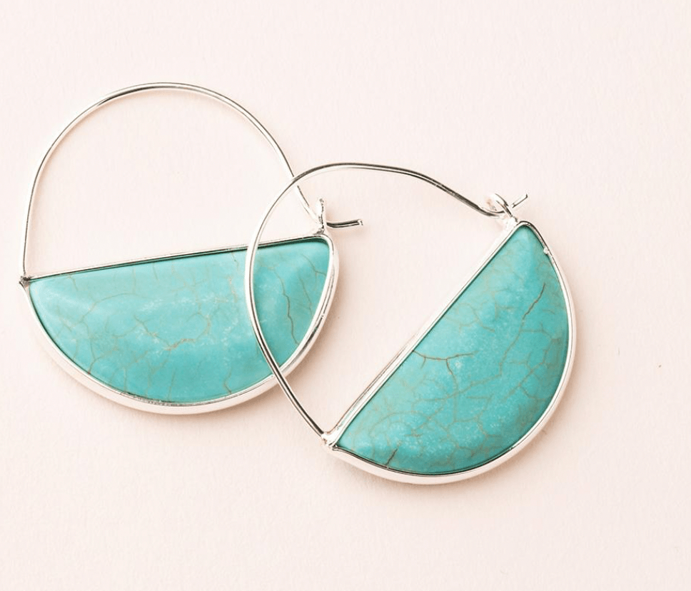 Scout - Stone Prism Hoop Earring - Arktana - Jewelry