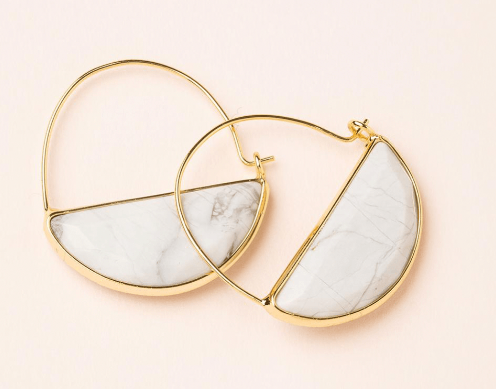 Scout - Stone Prism Hoop Earring - Arktana - Jewelry