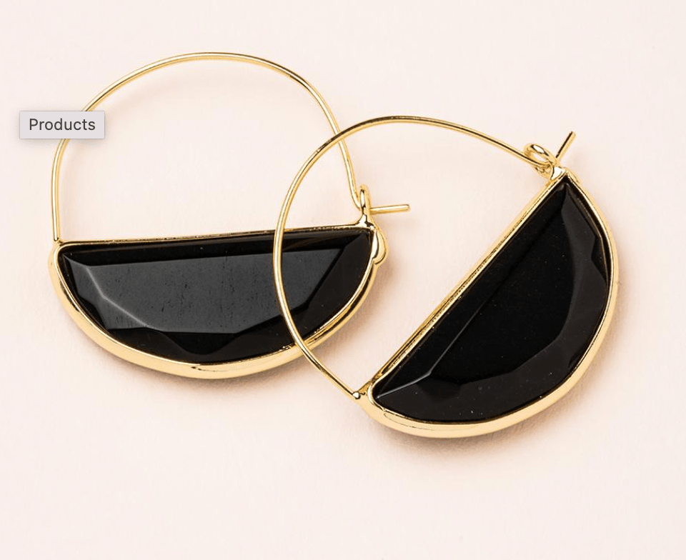 Scout - Stone Prism Hoop Earring - Arktana - Jewelry