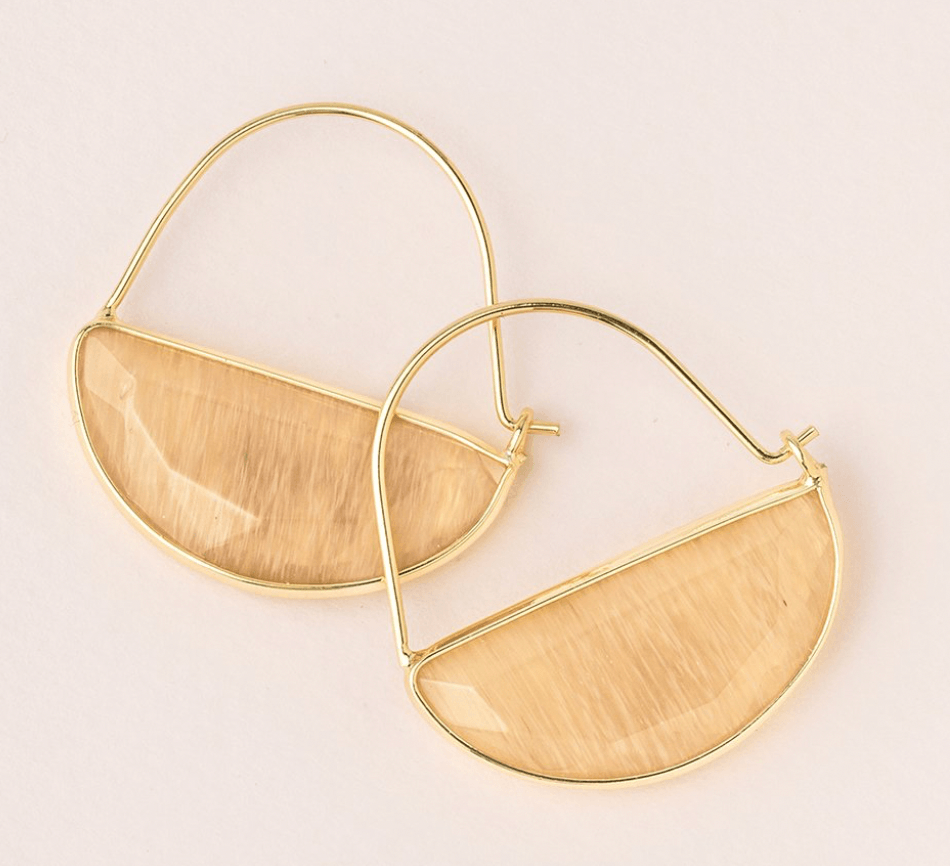 Scout - Stone Prism Hoop Earring - Arktana - Jewelry