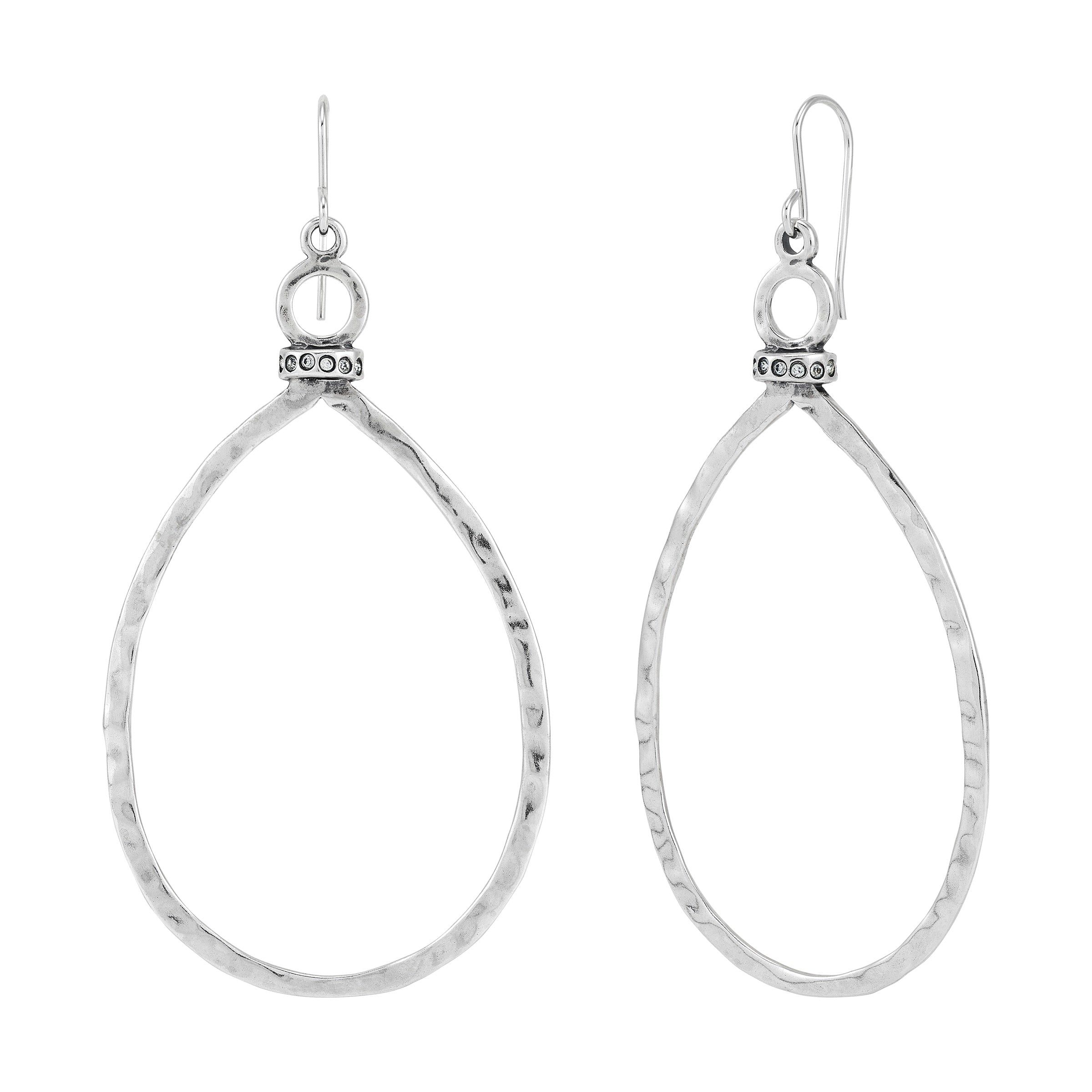 Simple Thick Silpada 925 Sterling Silver Hoop Earrings for 