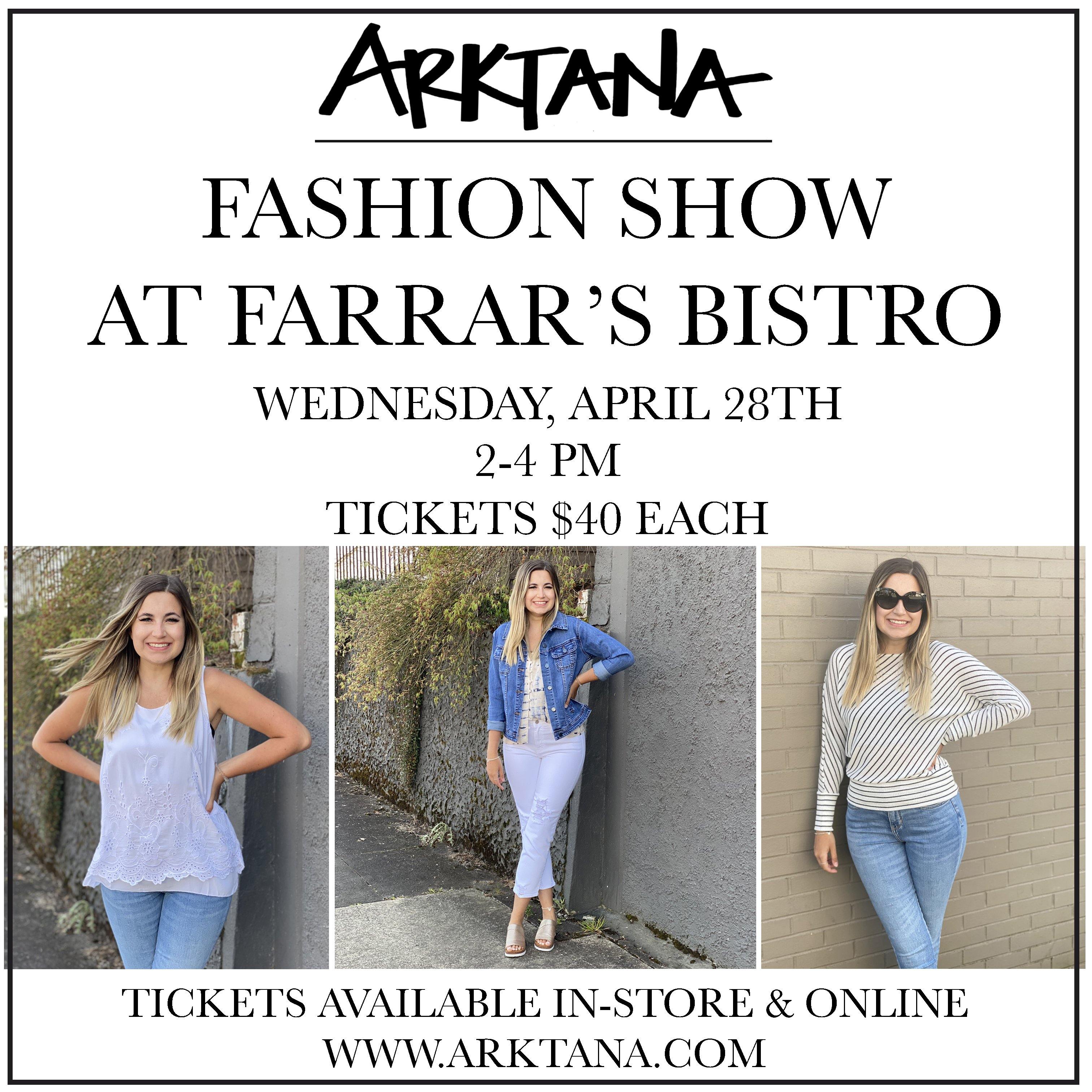 Fashion Show @ Farrar's Bistro - Arktana