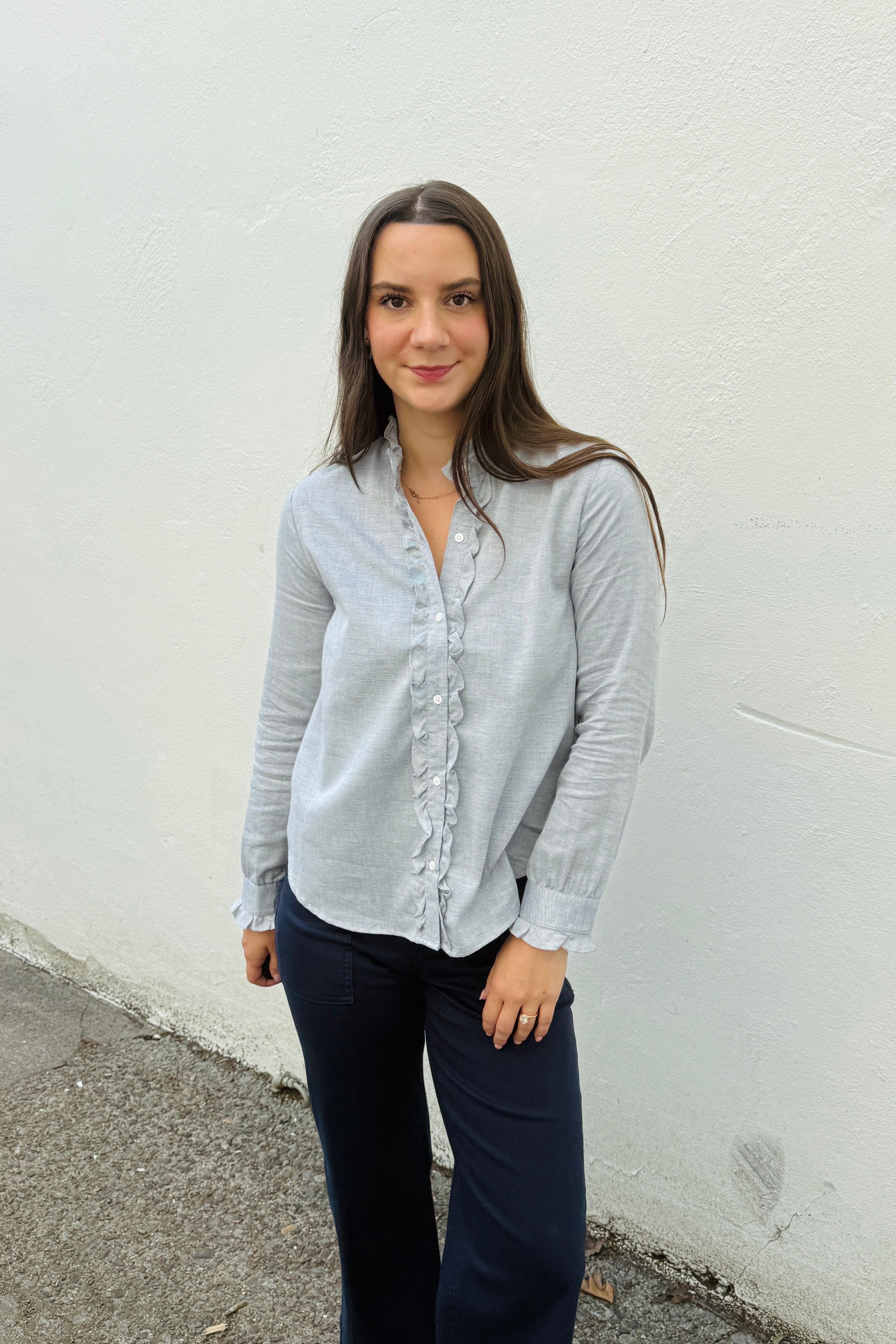 Channing Ruffle Shirt