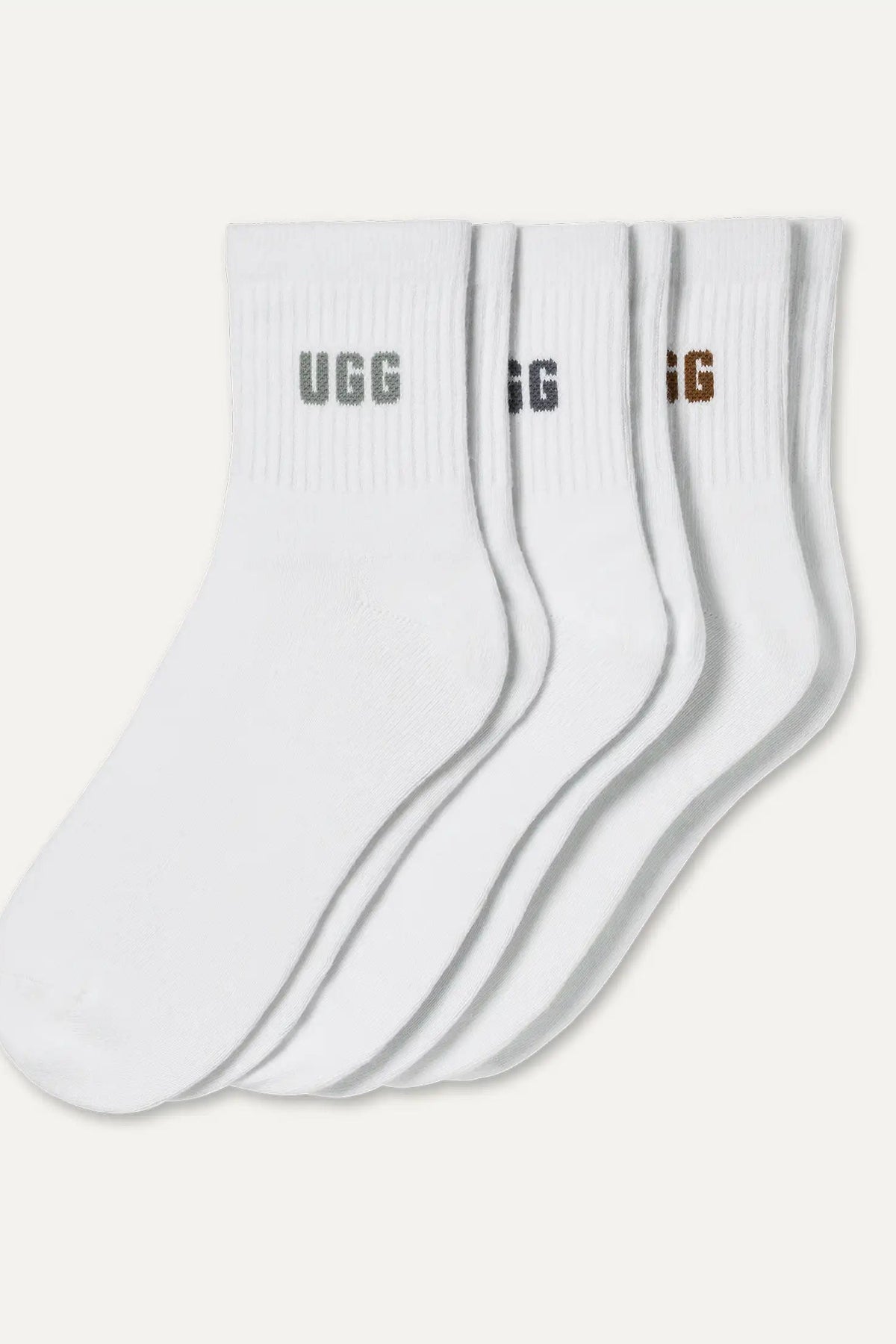 Quinlin Logo Quarter 3 Pack - Stormy Blue/Chestnut/Shaded Clover
