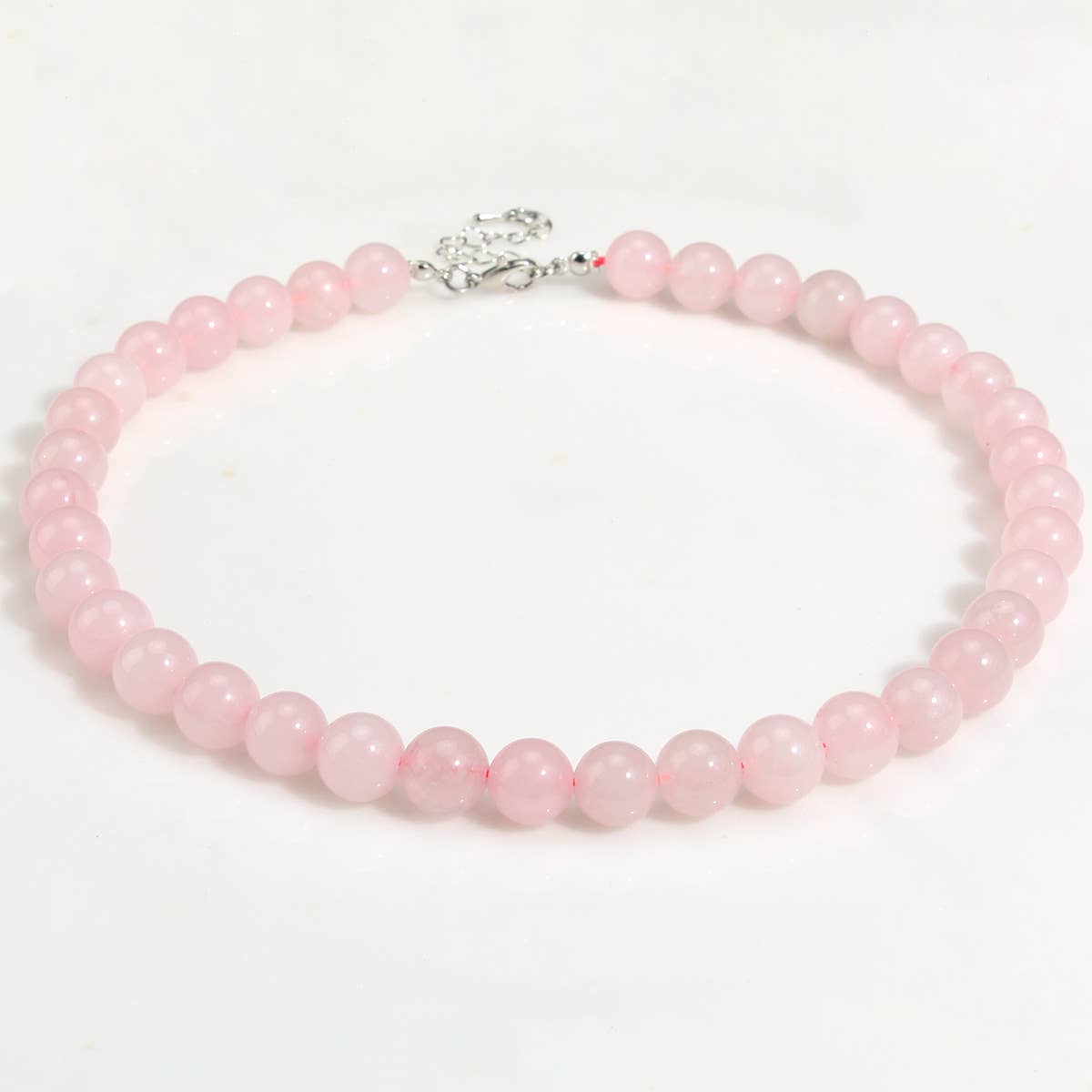 Pink Beaded Versatile Necklace: Set / M - view 8