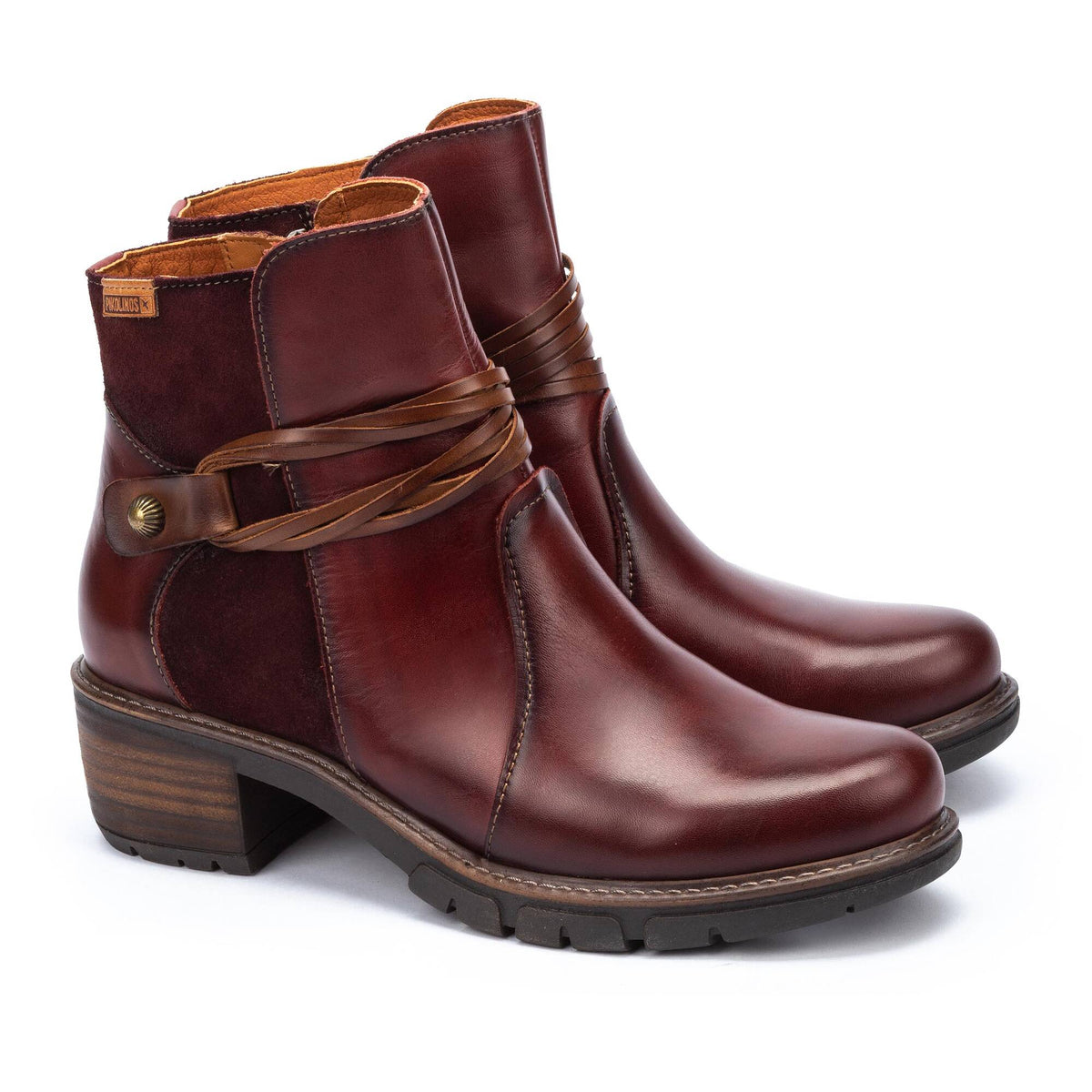 Pikolinos San Sebastian Side Zip Boot in Arcilla - side