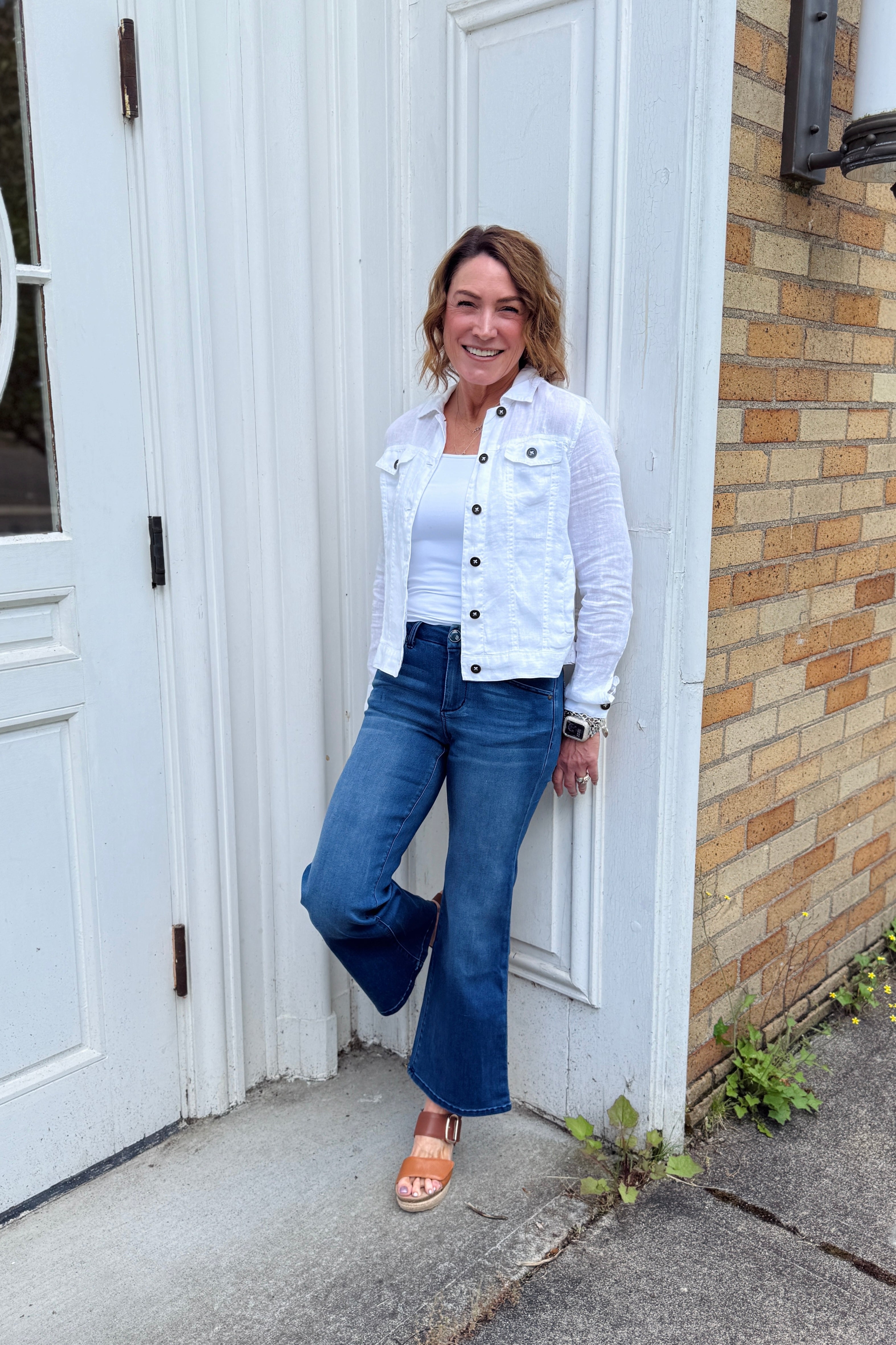 28" Better Butter Slim Wide Jean Petite