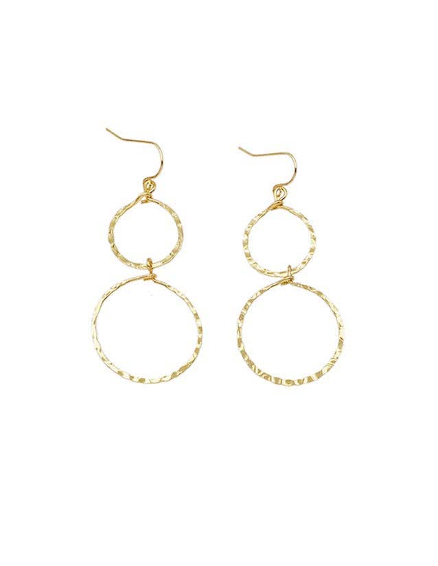 Open Circle 2" Drop Earring