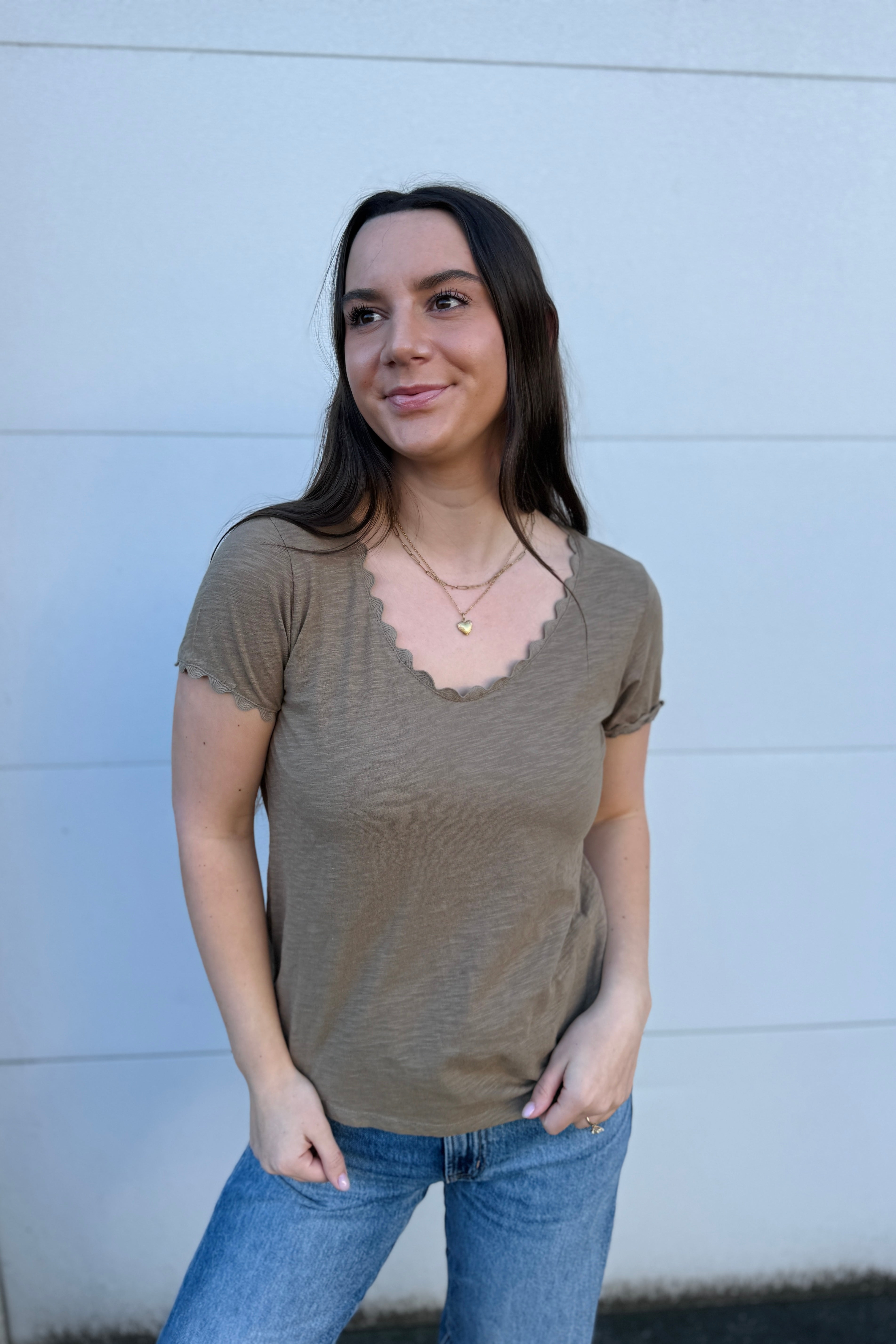 Ric-Rac Tee-Light Olive