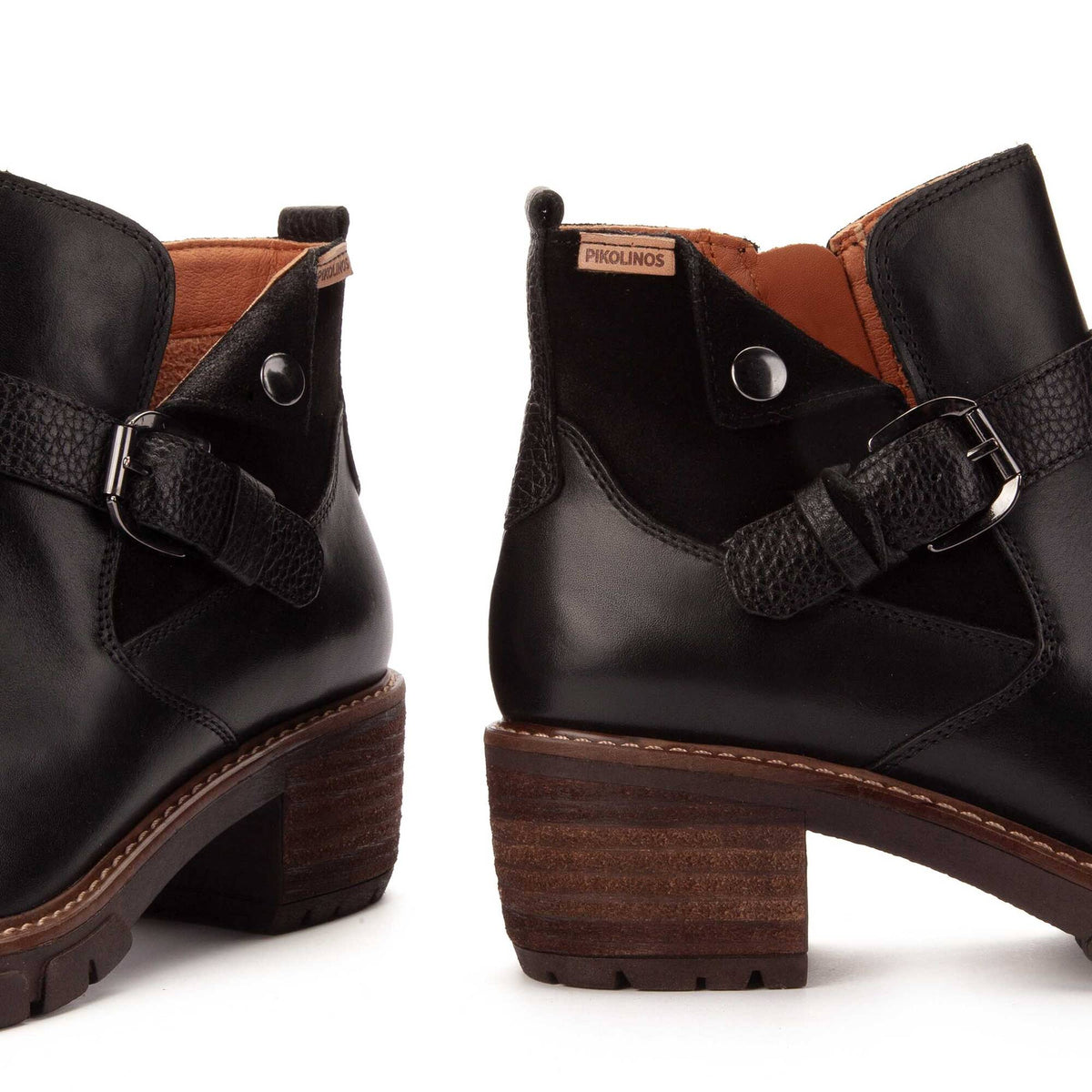 Pikolinos San Sebastian Lace-Up Boot in Black - pair